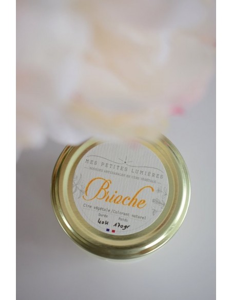 Bougie parfumee a la brioche au beurre