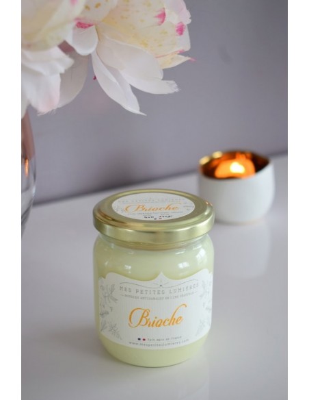 Bougie parfumee a la brioche au beurre