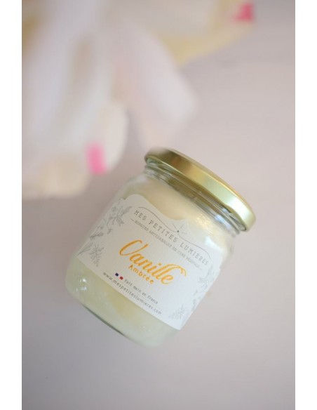 Mes petites lumières bougie naturelle Vanille ambrée