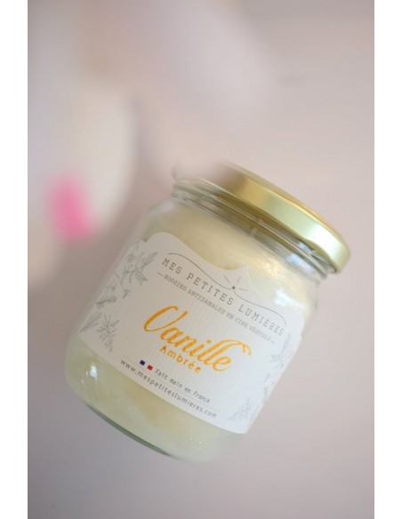 Mes petites lumières bougie naturelle Vanille ambrée