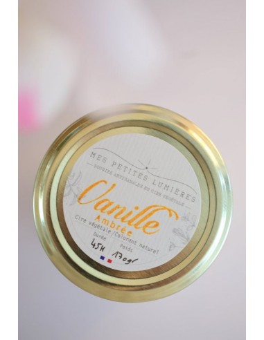 Mes petites lumières bougie naturelle Vanille ambrée
