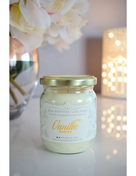 Mes petites lumières bougie naturelle Vanille ambrée