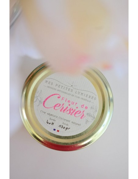 Bougie parfumée fleur de cerisier ou sakura du Japon, odeur florale douce !