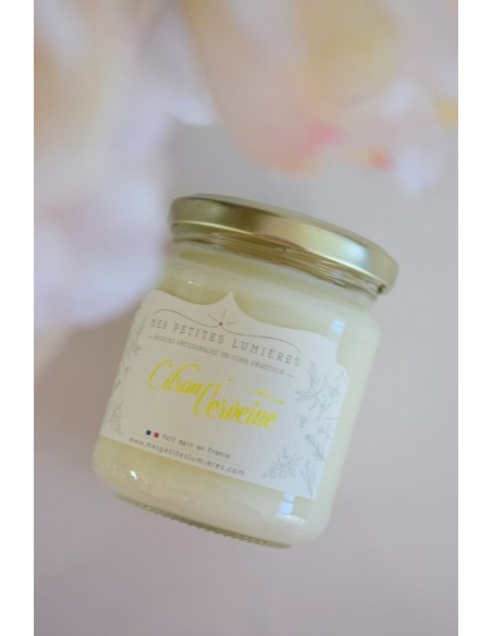 Bougie parfumée citron verveine