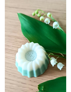 Galet de cire parfumée parfum Muguet.