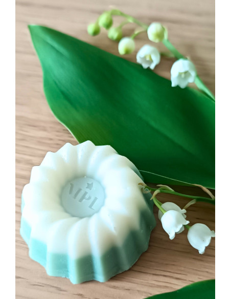 Galet de cire parfumée parfum Muguet.