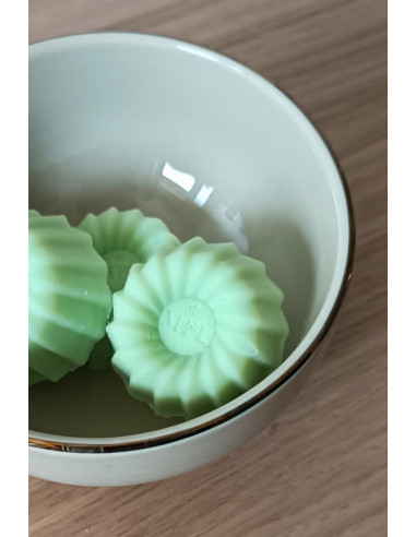 Galet de cire parfumée parfum Crème de Pistache