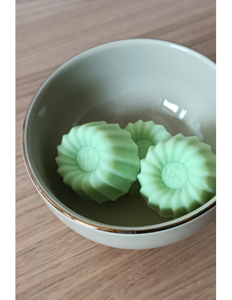 Galet de cire parfumée parfum Crème de Pistache