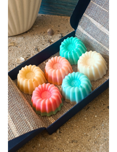 Boite de 6 fondants parfumés été