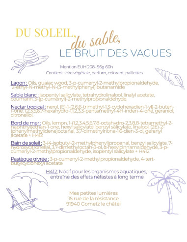Boite de 6 fondants parfumés été