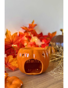 Brûle parfum en forme de citrouille pour cire fondante 2