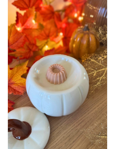 Brûle parfum en forme de citrouille pour fondant parfumé