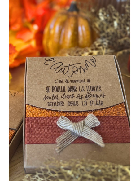 Boîte fondants parfumés d'automne - Edition limitée